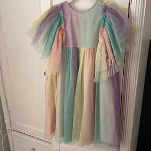 Rainbow Tulle dress